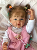 Poupée Reborn Princesse Betty 55 cm en Silicone Souple – Réaliste et Articulée