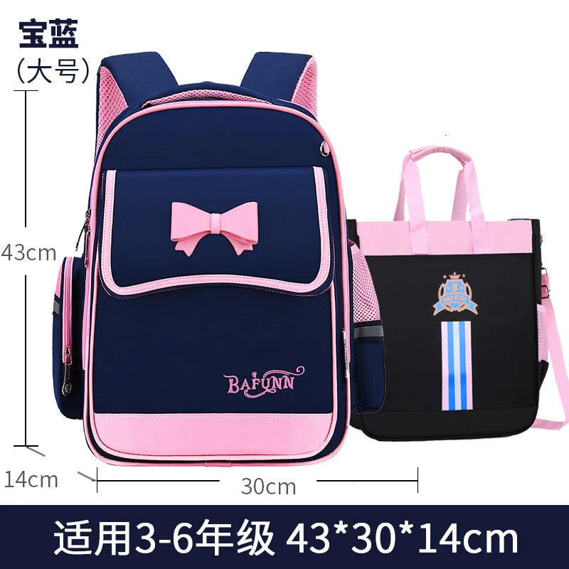 Ensemble sac à dos scolaire ergonomique pour fille